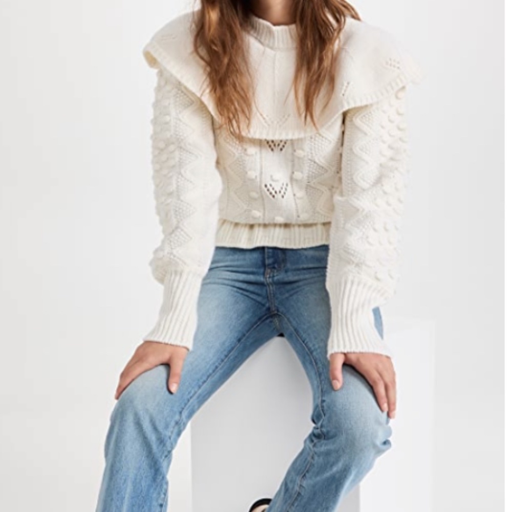 Brand New Sea Perilla Popcorn Sweater, Size L